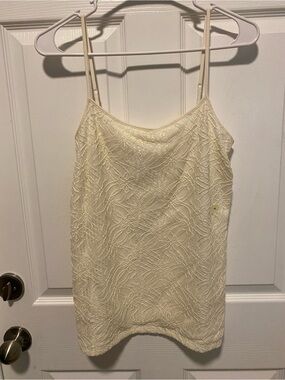 Ann Taylor Factory Cream Lace Cami